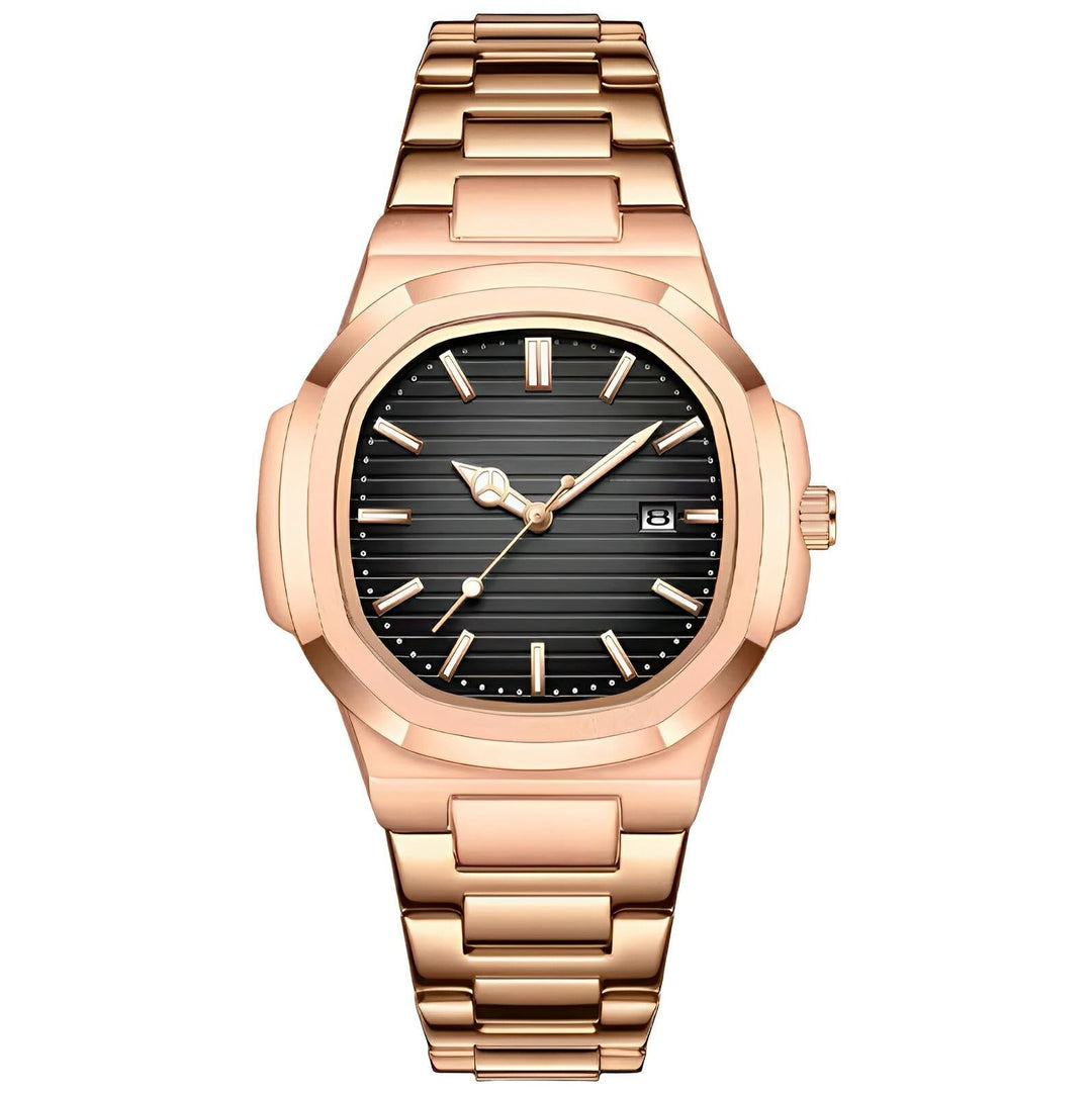 Anton Quartz Watch Wynston Duke Gold Black 