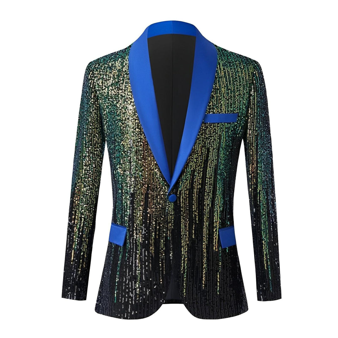 Islington Sequin Blazer Wynston Duke Blue XS 