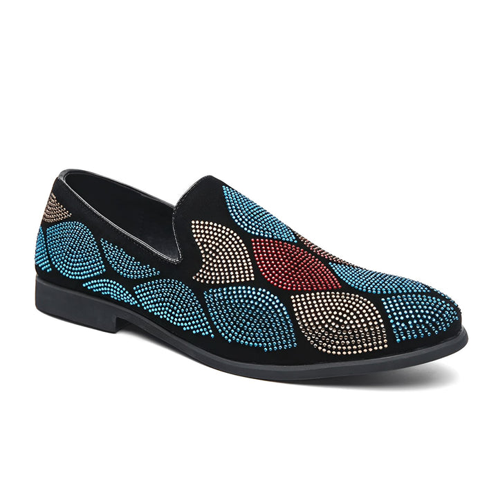 Overbury Rhinestone Loafers Wynston Duke 6 