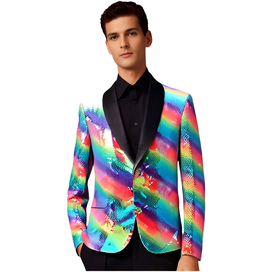 Spectrum Sequin Blazer Wynston Duke 
